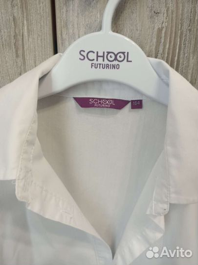 Блузка белая школьная 158-164