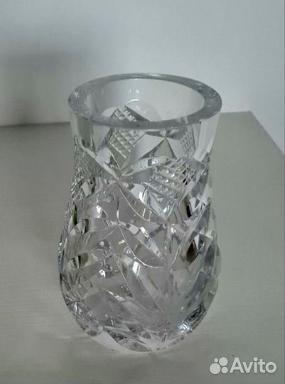 Ваза для цветов хрустальная СССР