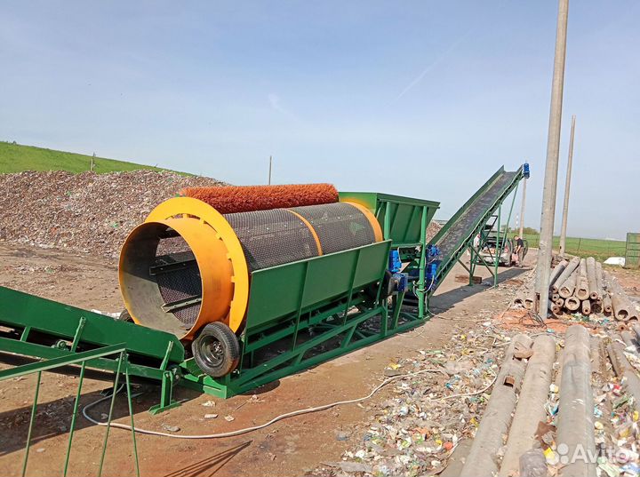 Сортировочный комплекс на базе барабанного грохота