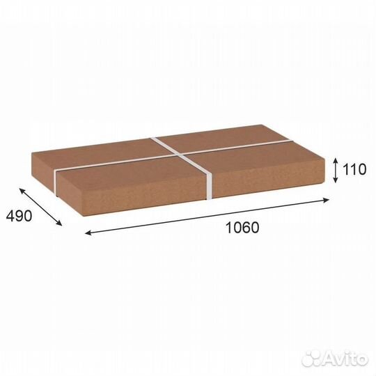 Вешалка костюмная В 9Н светло-коричневый