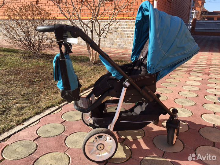 Коляска Teutonia 2в1 (люлька+прогулоч.) Германия