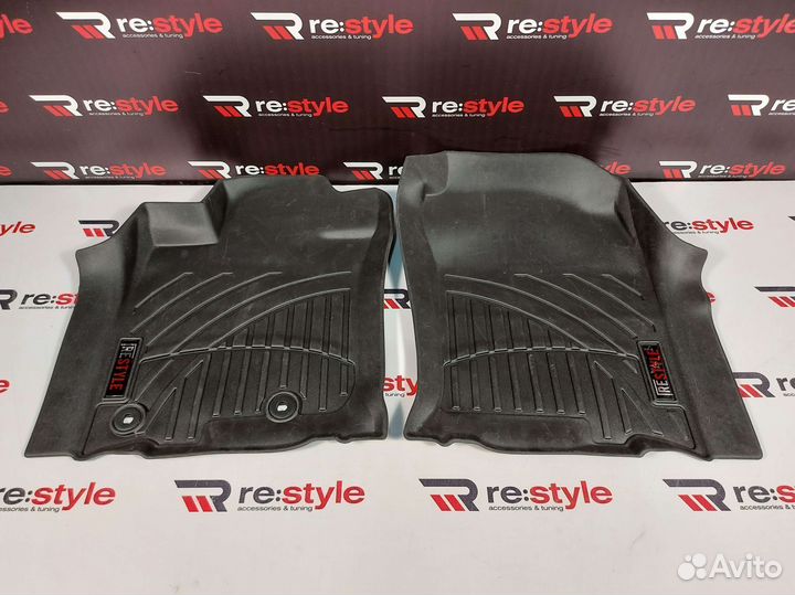 Ковры салона Restyle Prado 150 Левый руль Черные