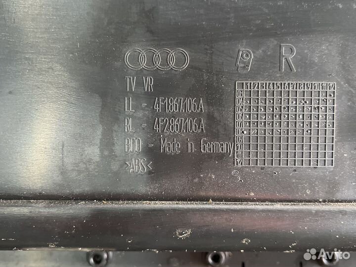 Дверные карты Audi A6C6