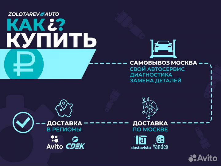 Амортизатор передний Мерседес W164, система ADS