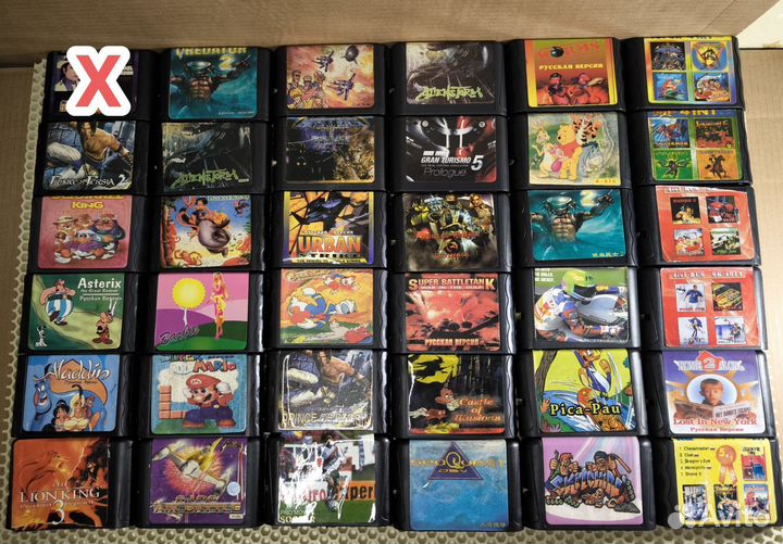 Картриджи для приставки Sega-Сега