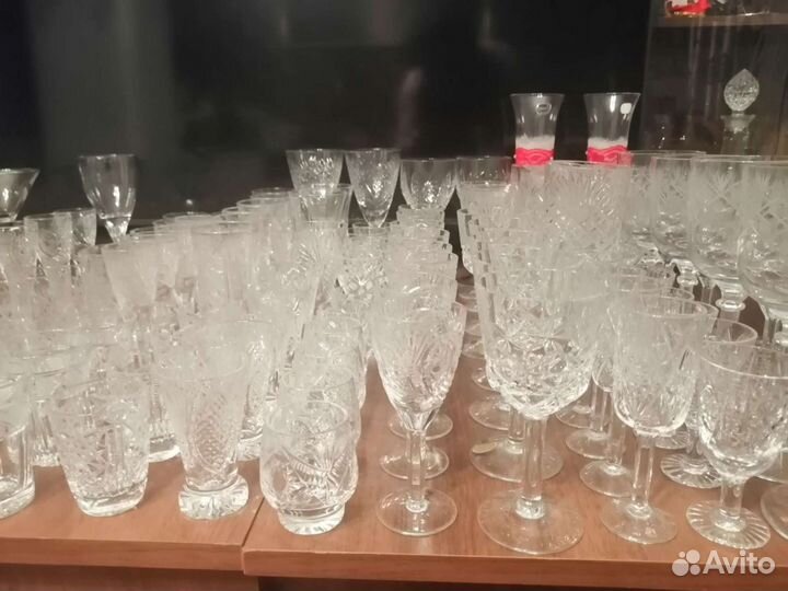 Рюмки хрустальные времен СССР