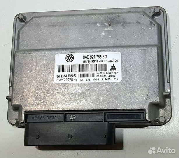 Блок управления раздаточной коробкой VW Touareg