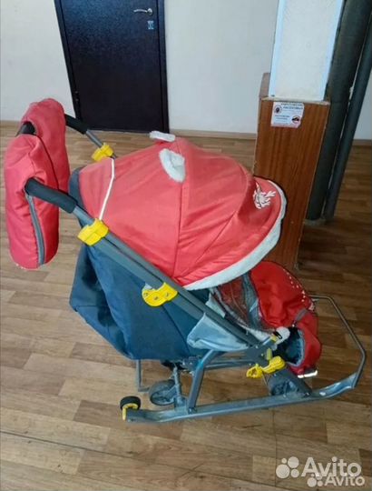 Детские санки коляска