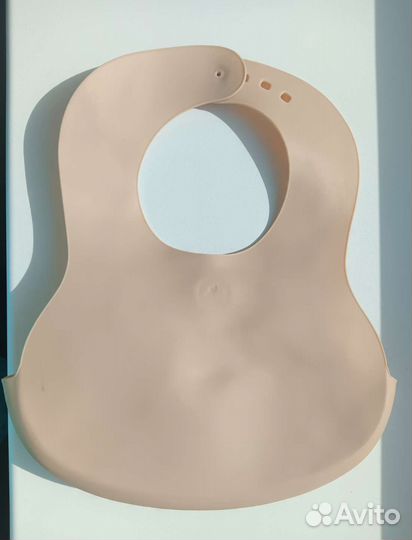 Нагрудник детский happy baby силиконовый