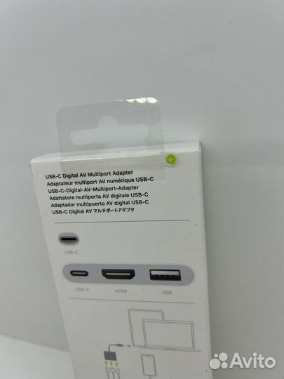 Новый Оригинальный адартер Apple USB-C to usb