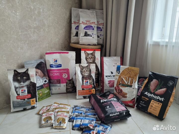 Корм для кошек royal canin,farmina, N&D,purina