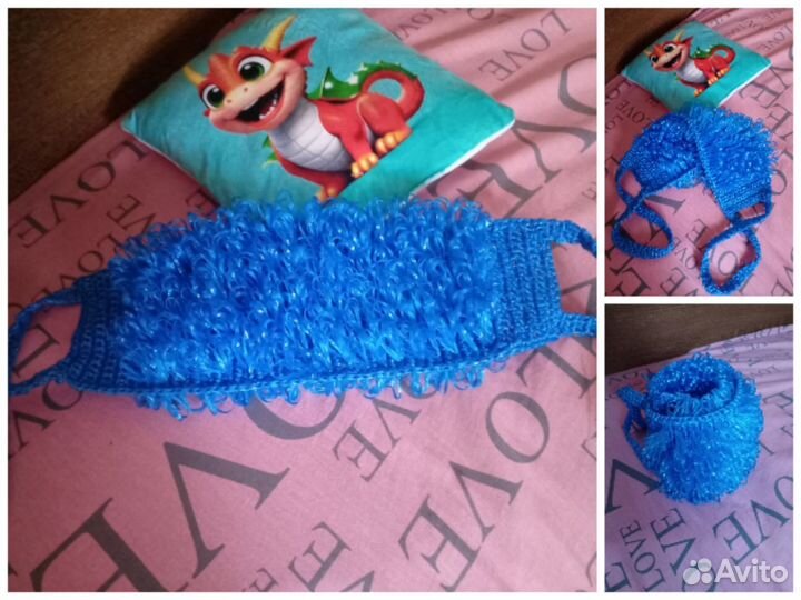 Мочалки ручной вязки