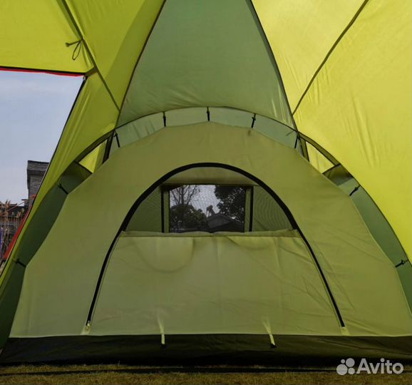 Палатки кемпинговые 4, 2 комнатные