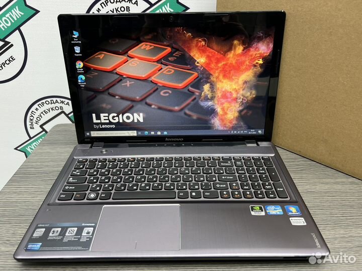 Железный Lenovo Z Core i5-2430M 8Gb SSD+HDD GT540M