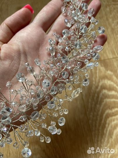 Свадебное украшение в волосы