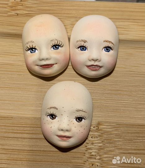 Личики для ватных игрушек