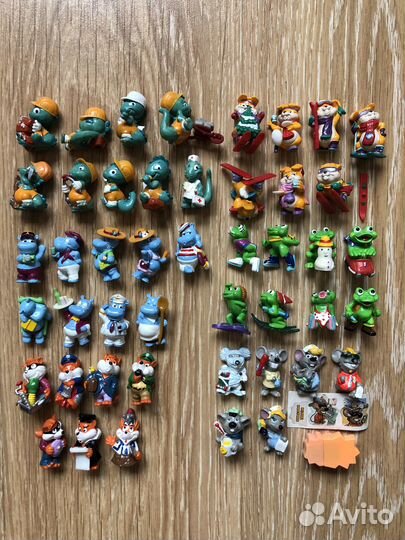 Киндер сюрприз 90-х игрушки