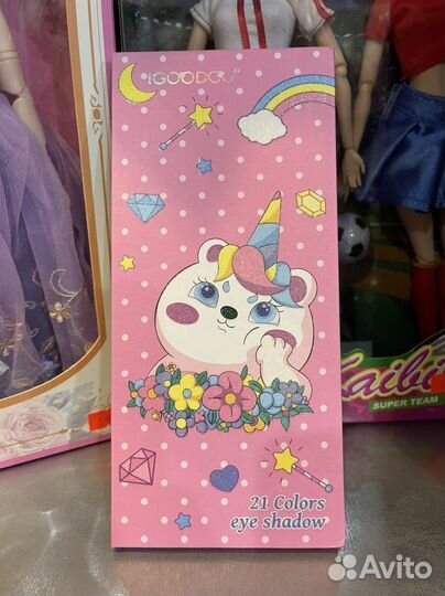 Палитра теней - детская косметика