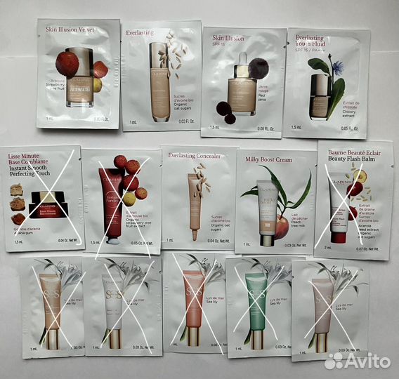 Пробники саше кремы