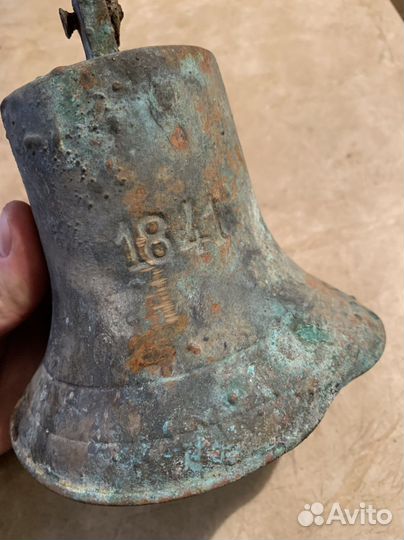 Колокол рында антикварный 1841год