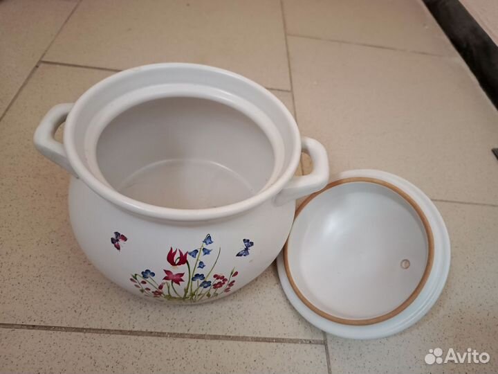 Кастрюля керамическая