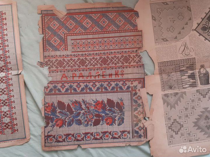 Вышивки 19 века