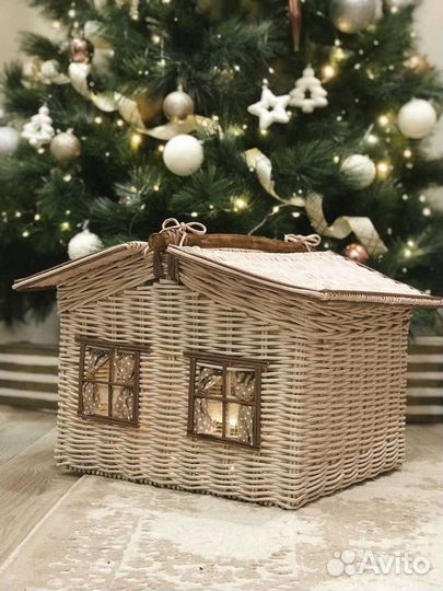 Корзина для хранения игрушек. Бумажная лоза