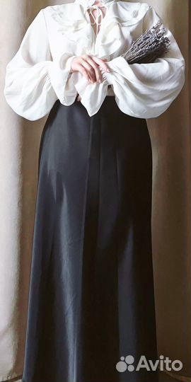 Атласная юбка женская