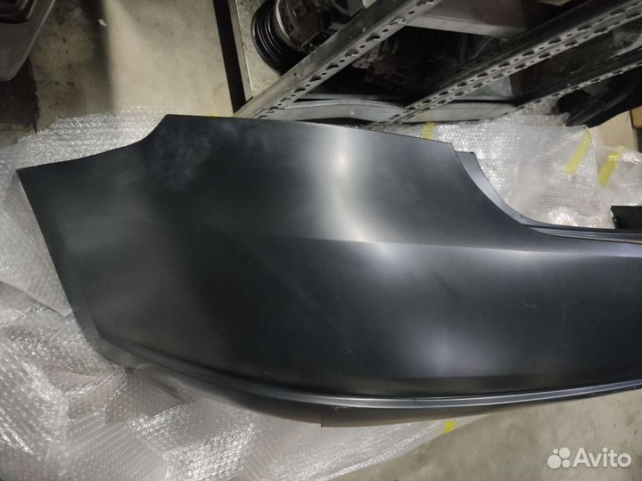 Бампер задний поло седан дорестайлинг