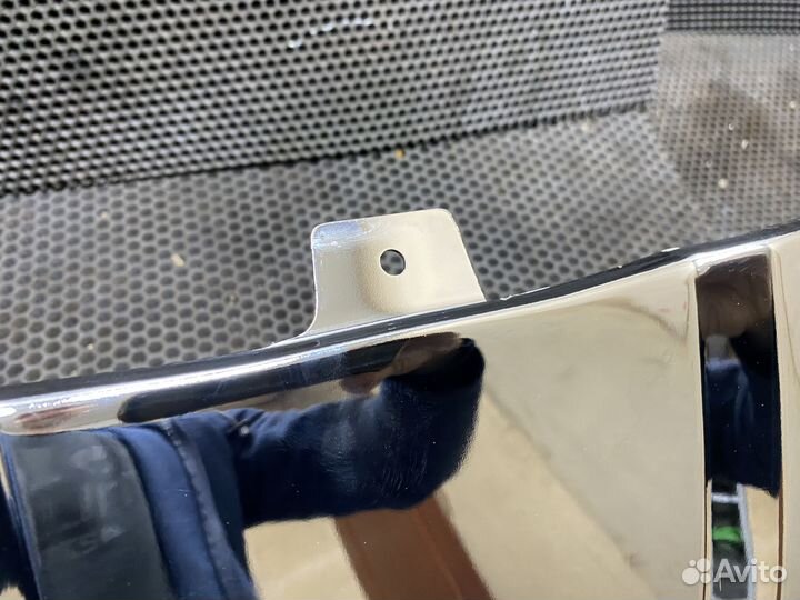 Хром заднего бампера Mercedes ML 164 рестайлинг