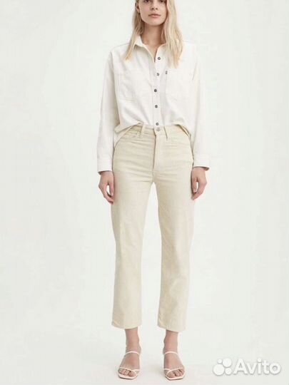 Джинсы levis ribcage straight