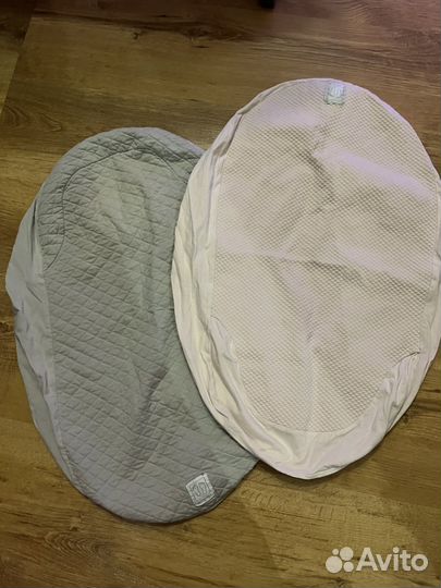 Кокон для новорожденных + сиенные наволочки