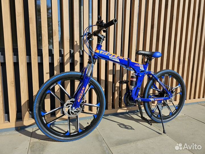 Велосипед G MAX складной синий