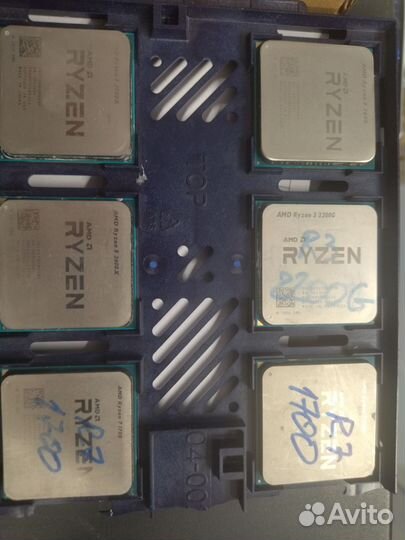 Процессор ryzen 1600 2600 1700 2700 2200g проверка