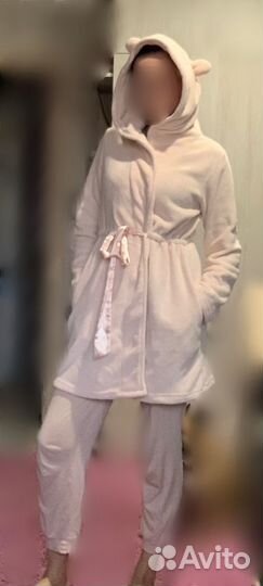 Халат плюшевый с ушками