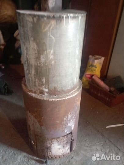 Чугунная печь для бани,с баком воды, из нержавейки