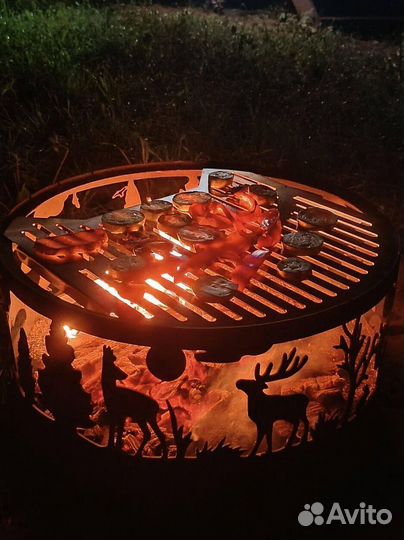 Костровая чаша круглая с доставкой