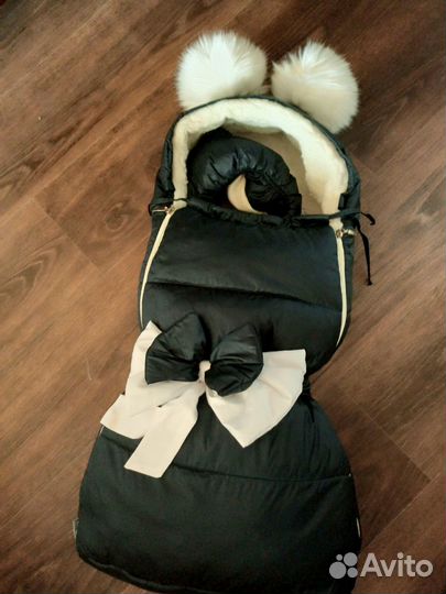 Конверт на выписку для девочки зима