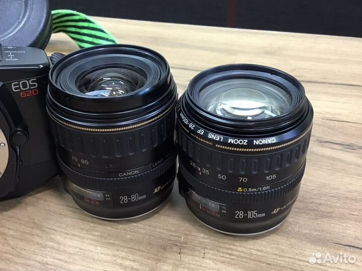 Canon EOS 620 + две оптики