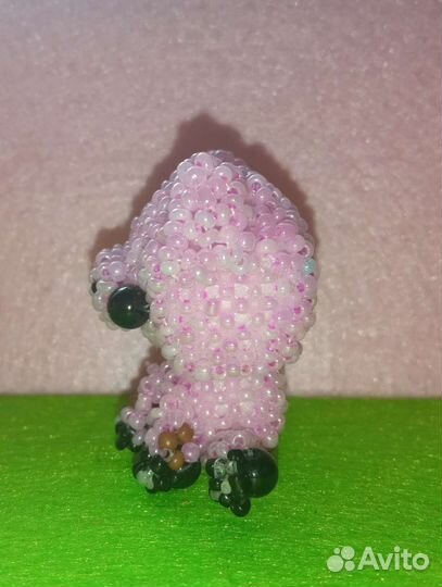 Амигуруми из бисера (свинюшка)