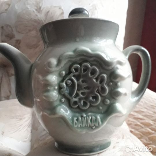 Чайник заварочный СССР керамика, 1.5л