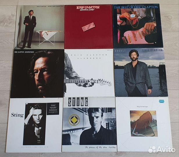 Sting, The Police, Eric Clapton Vinyl LP (NM)