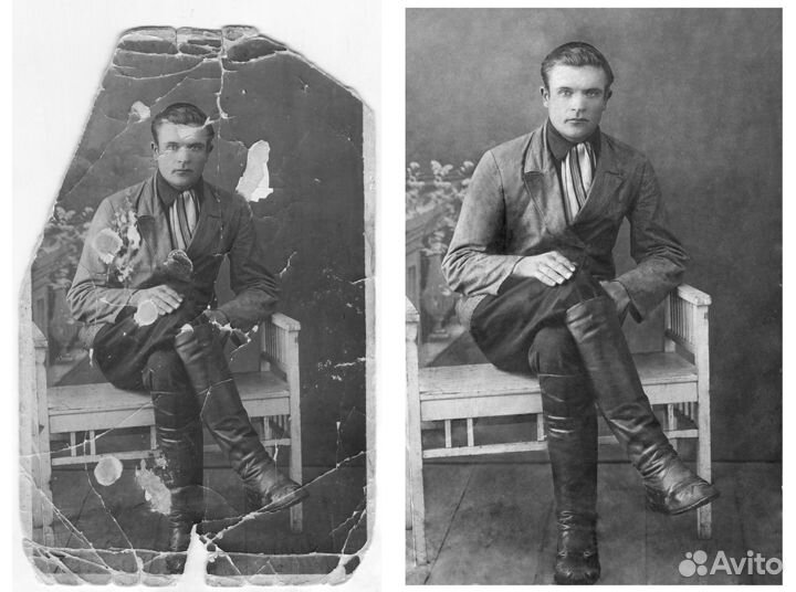 Реставрация ретушь восстановление фотографий фото