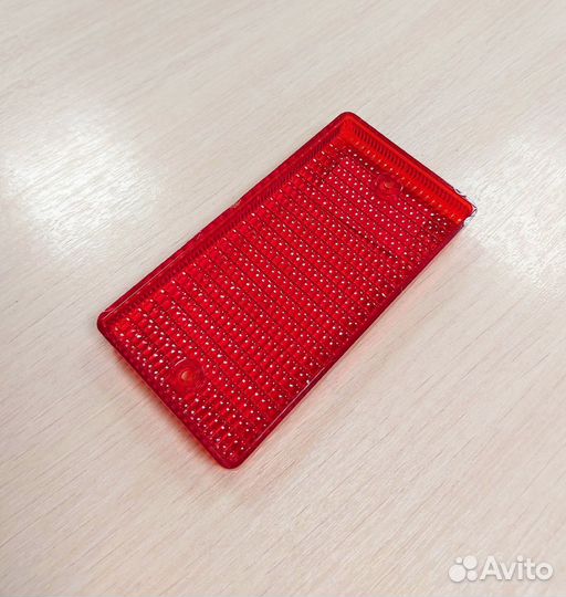 Рассеиватель фонаря прицепа ес07.02 красный (стек