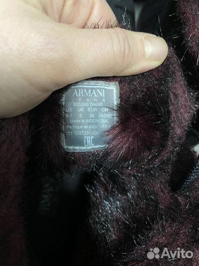 Кеды зимние armani