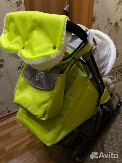 Детские санки коляска