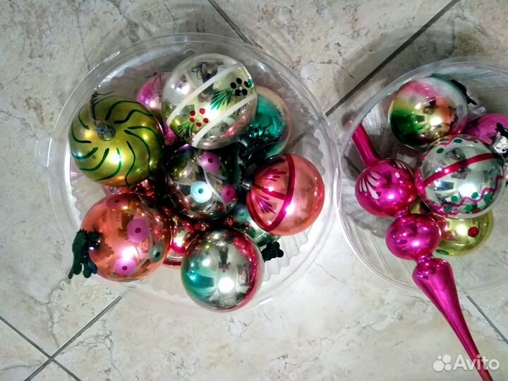 Елочные шары СССР