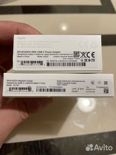 Комплект Новый Apple 20w и Apple Magsafi Charger