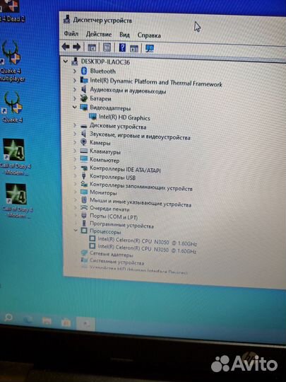 Почти новый ноутбук HP с играми Видеообзор