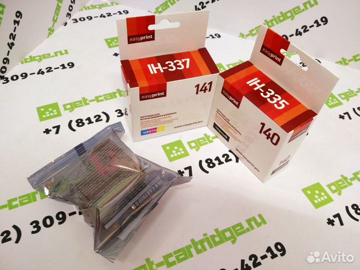 Картриджи для HP 140 и 141 Color